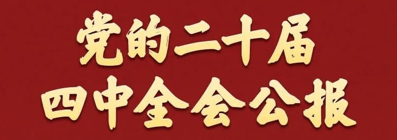党的二十届四中全会公报一图速览